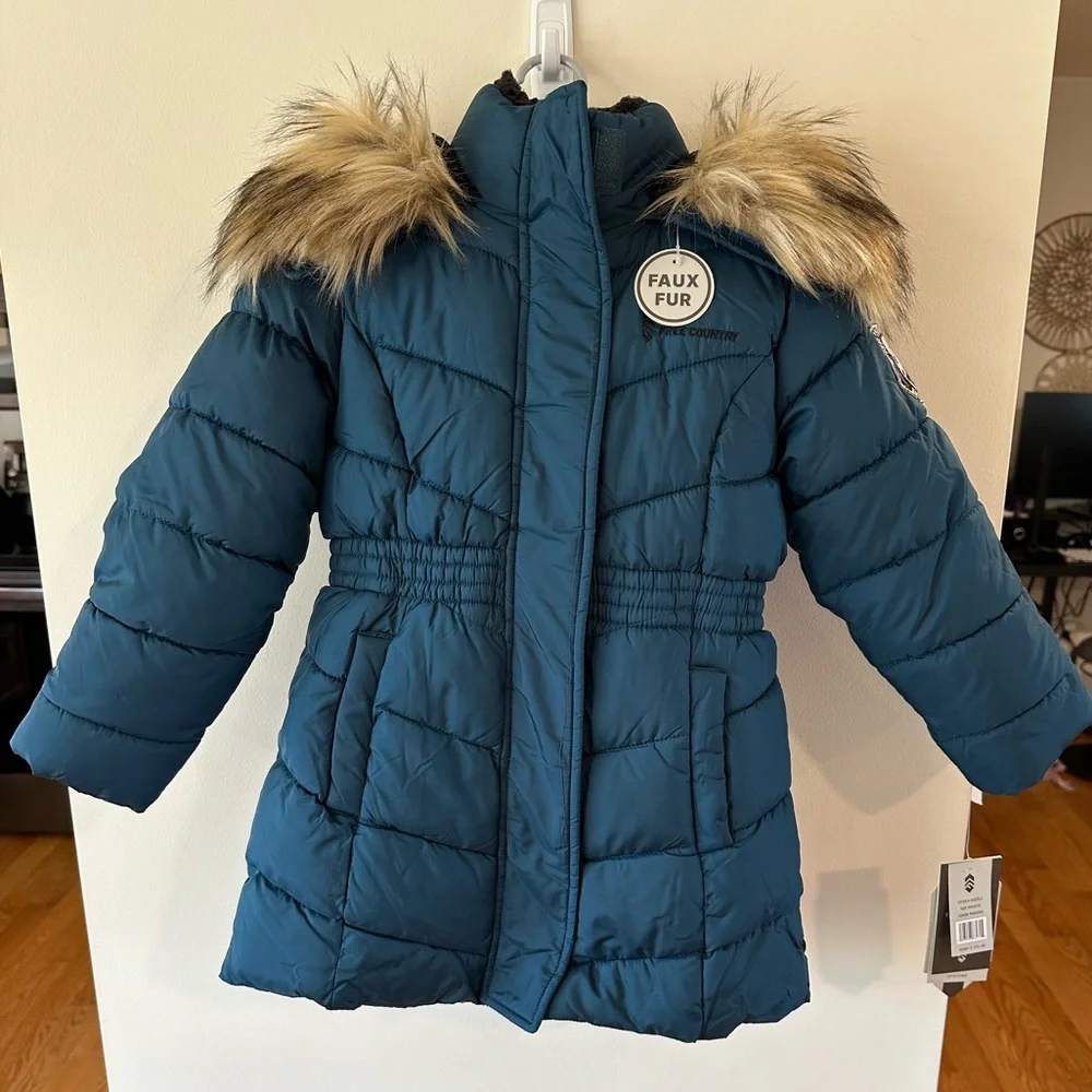 Free Country Girls Peacock Blue 3 in 1 Jacket NWT Various Sizes - Picture 1 of 16